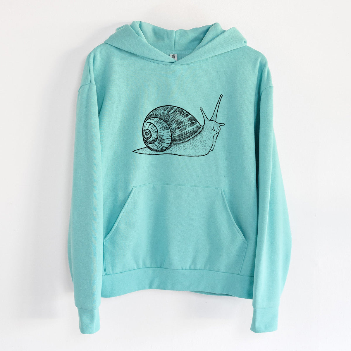 Brown Garden Snail - Cornu aspersum  - Statement Midweight Hoodie