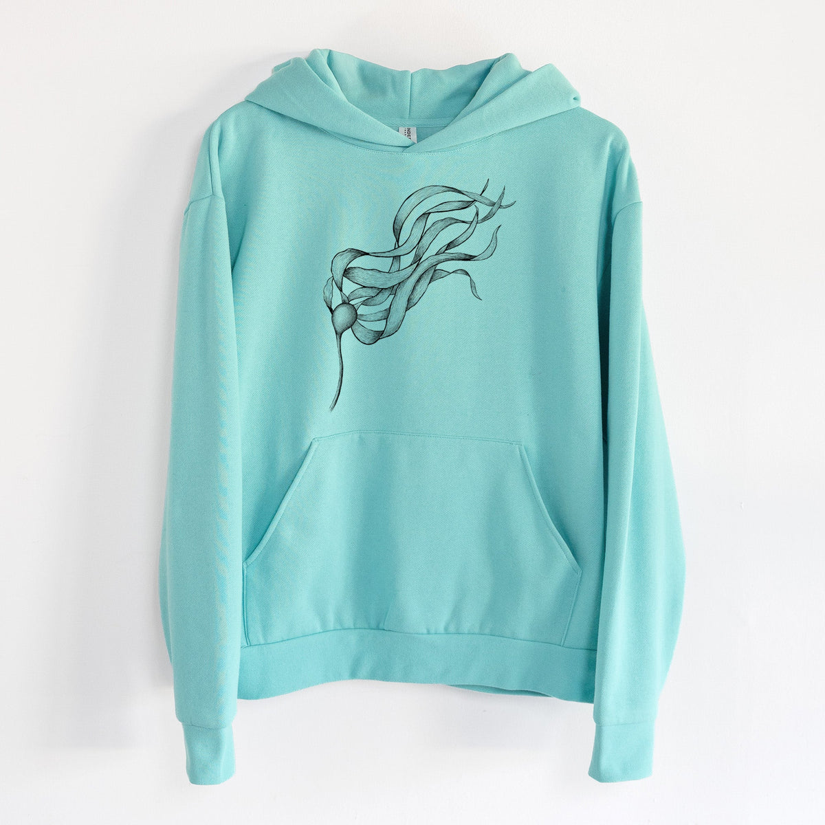 Bull Kelp - Nereocystis Luetkeana  - Statement Midweight Hoodie