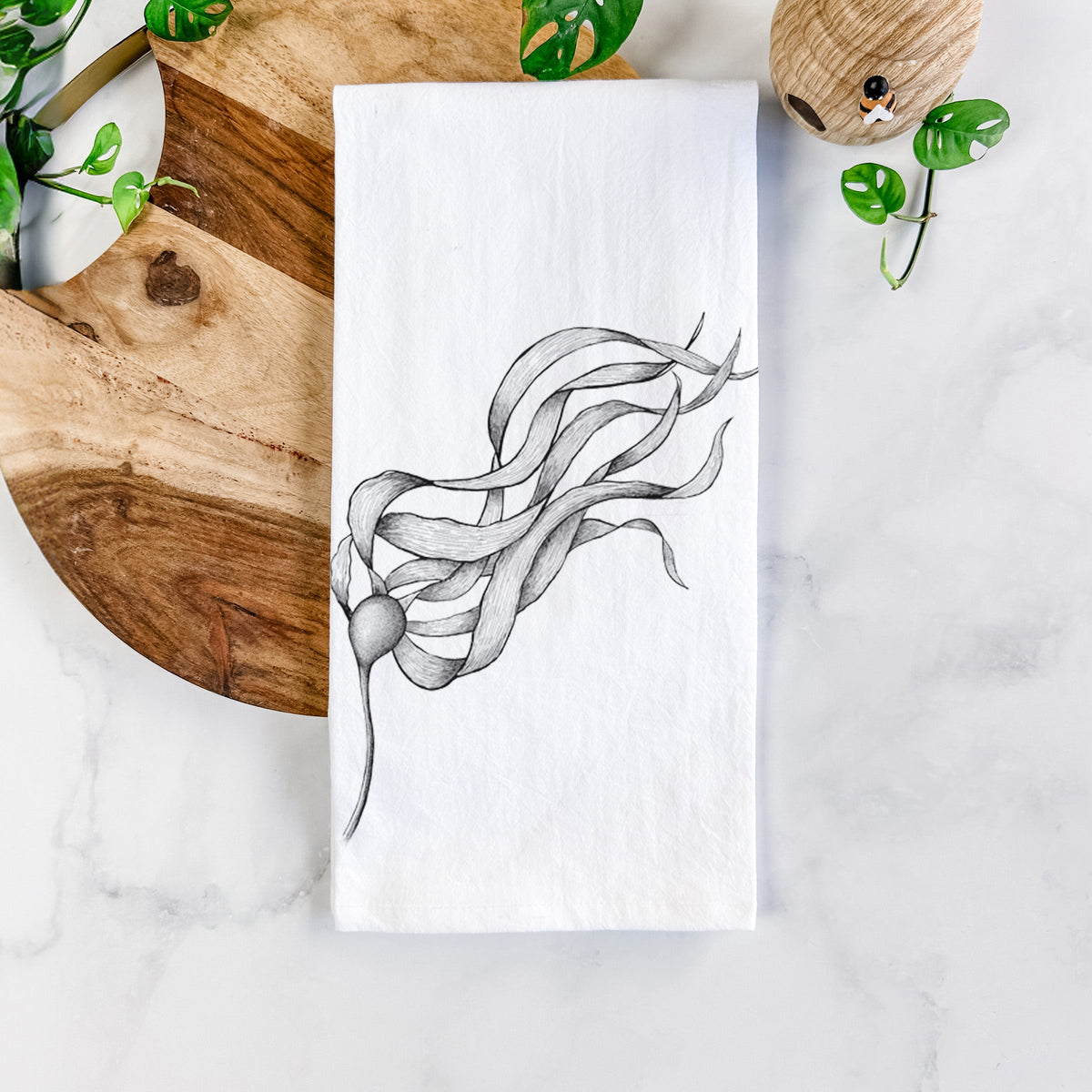 Bull Kelp - Nereocystis Luetkeana Tea Towel