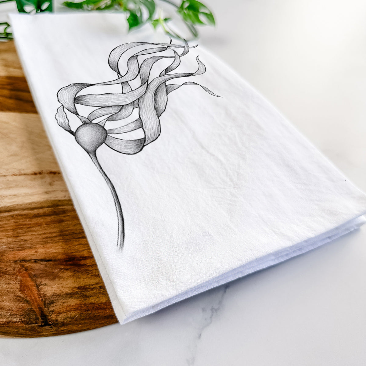Bull Kelp - Nereocystis Luetkeana Tea Towel