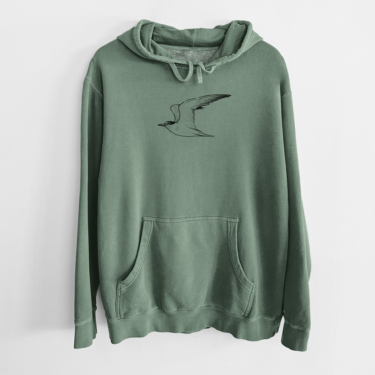 California Least Tern - Sterna antillarum browni - Unisex Pigment Dyed Hoodie