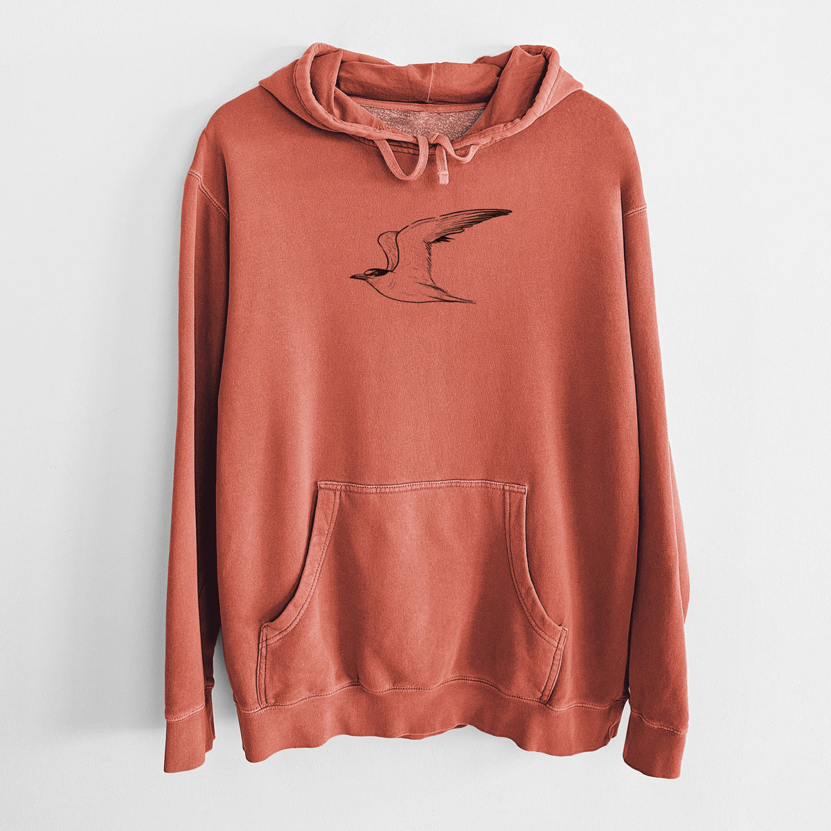 California Least Tern - Sterna antillarum browni - Unisex Pigment Dyed Hoodie