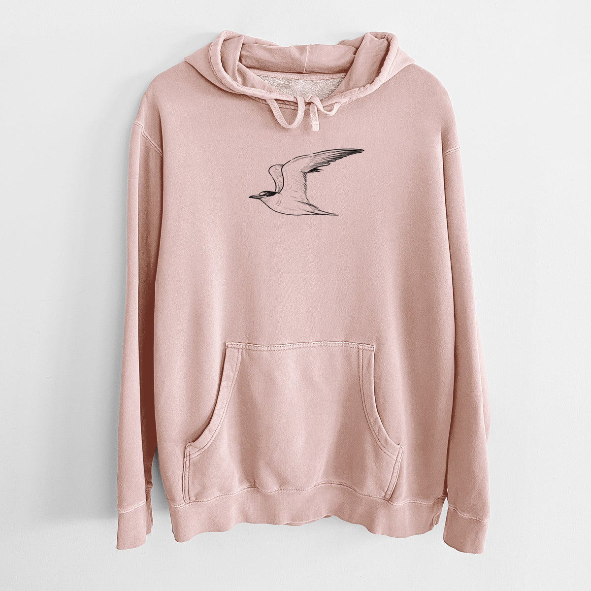 California Least Tern - Sterna antillarum browni - Unisex Pigment Dyed Hoodie