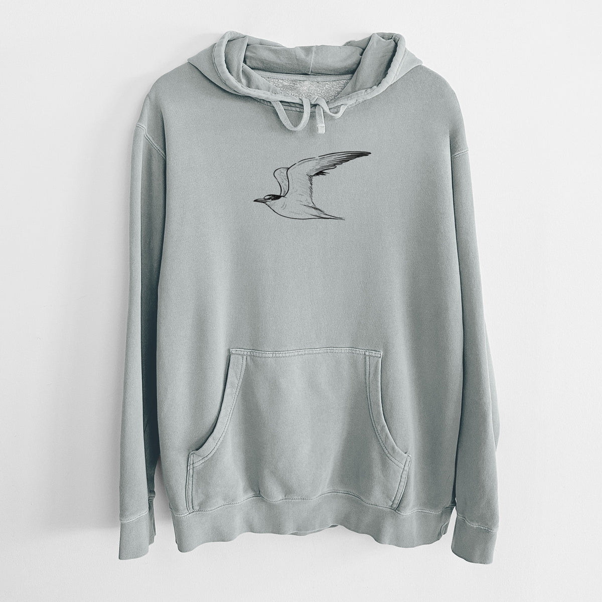 California Least Tern - Sterna antillarum browni - Unisex Pigment Dyed Hoodie