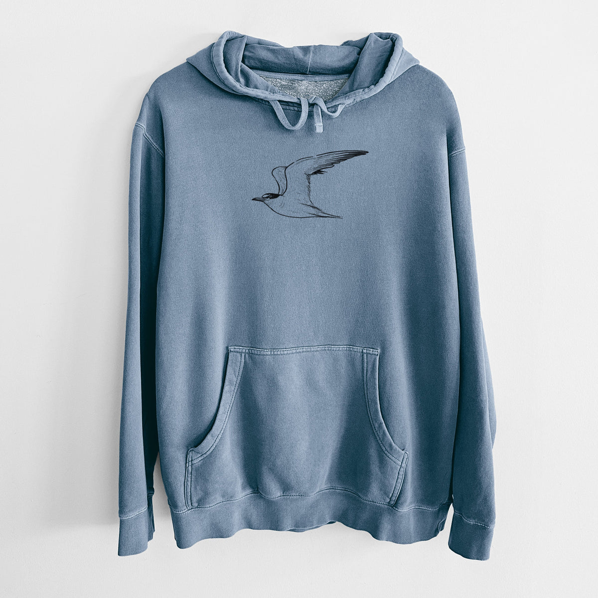 California Least Tern - Sterna antillarum browni - Unisex Pigment Dyed Hoodie