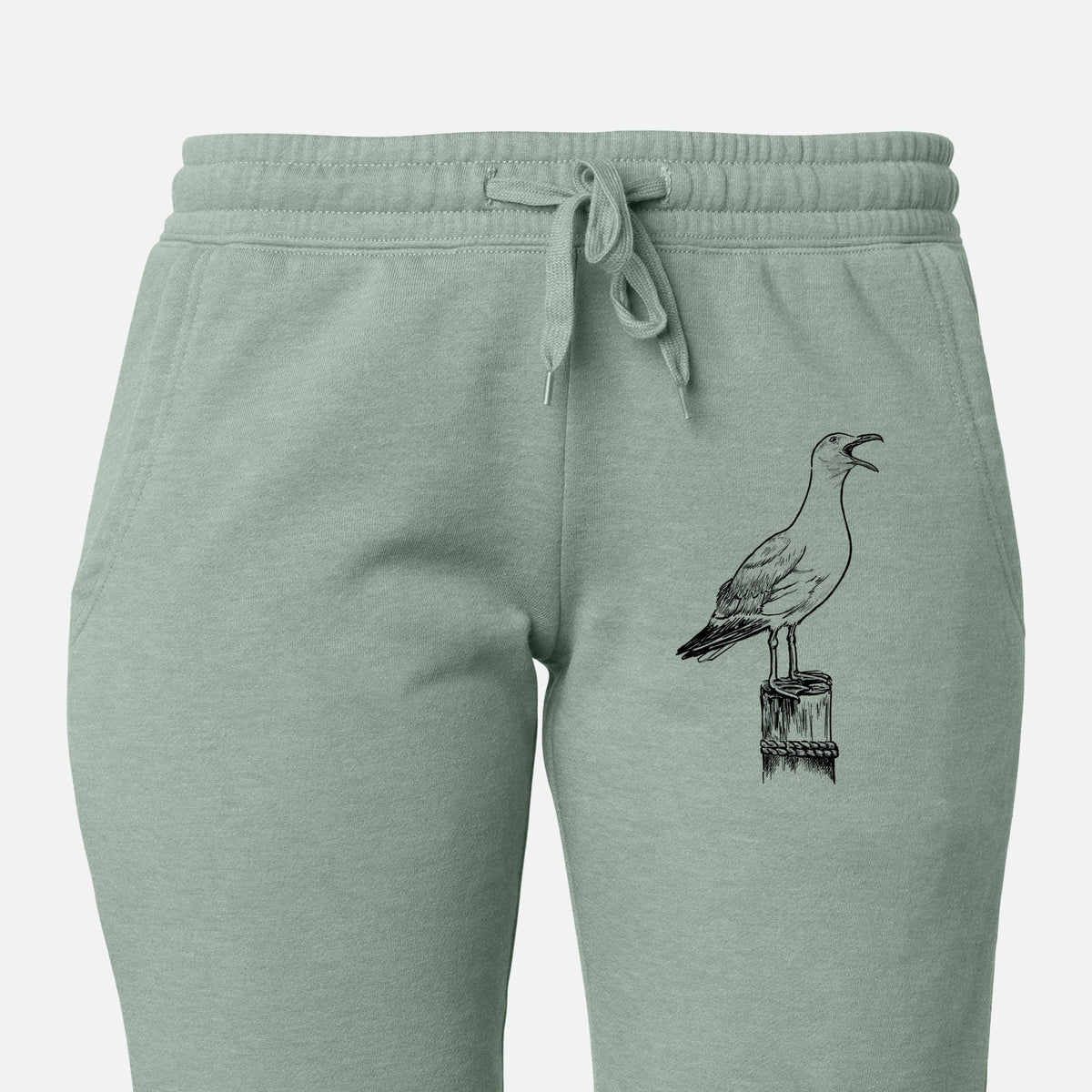 California Gull - Larus californicus - Women's Cali Wave Jogger Sweatpants