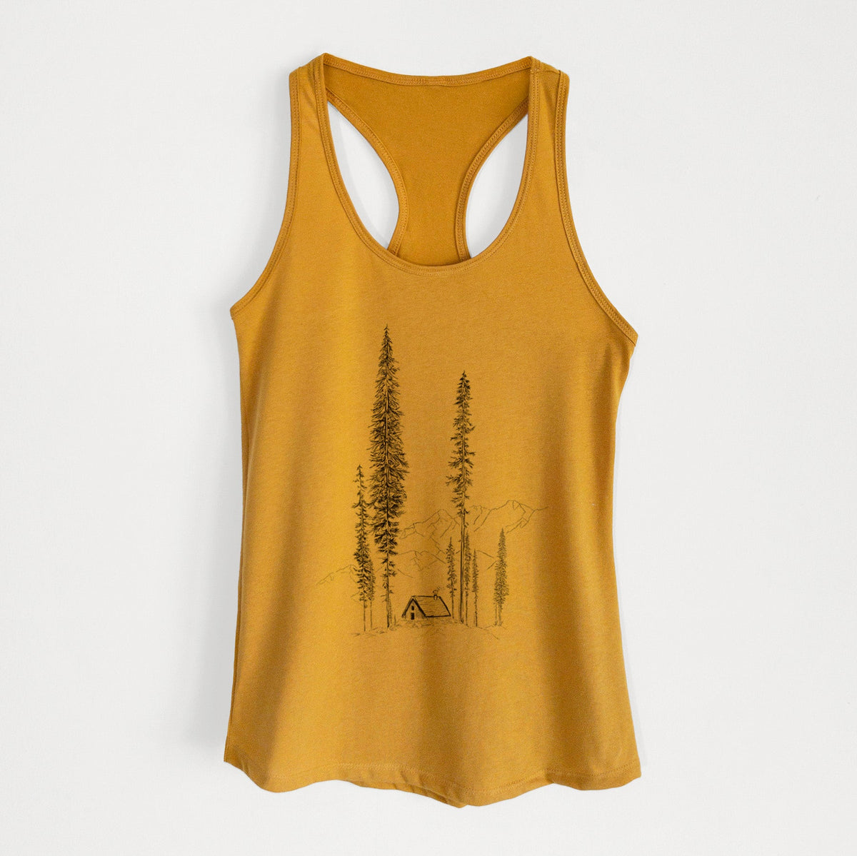 Mountain Pine Cabin Retreat - Women's Racerback Tanktop