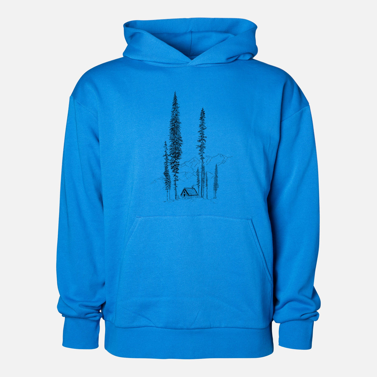 Mountain Pine Cabin Retreat  - Statement Midweight Hoodie