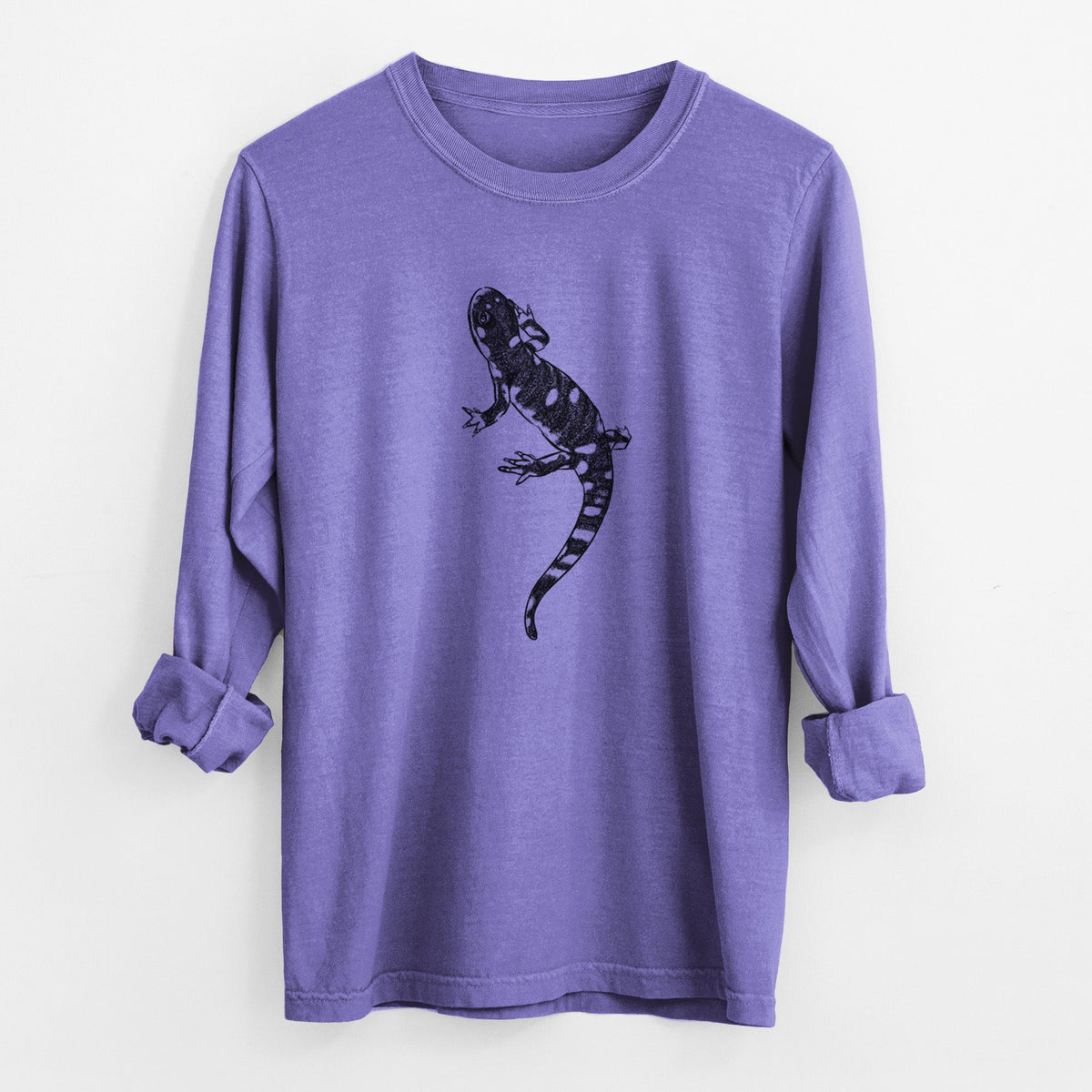 California Tiger Salamander - Ambystoma californiense - Unisex Comfort Colors 100% Cotton Long Sleeve