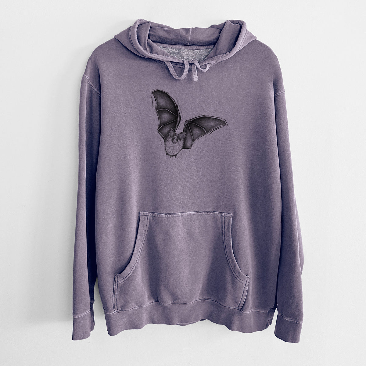 Macrotus californicus - California Leaf-nosed Bat - Unisex Pigment Dyed Hoodie