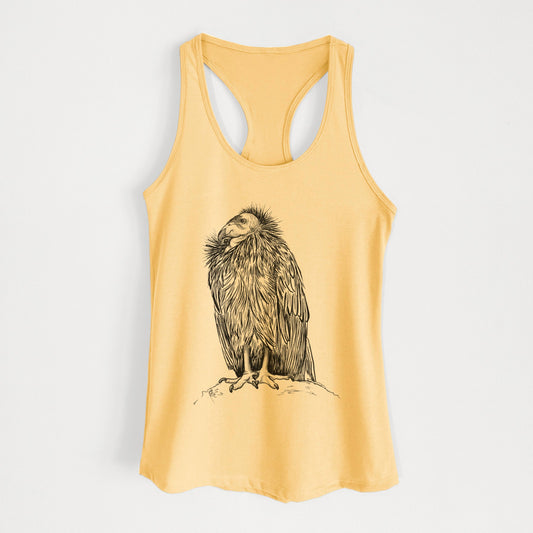 California Condor - Gymnogyps californianus - Women's Racerback Tanktop