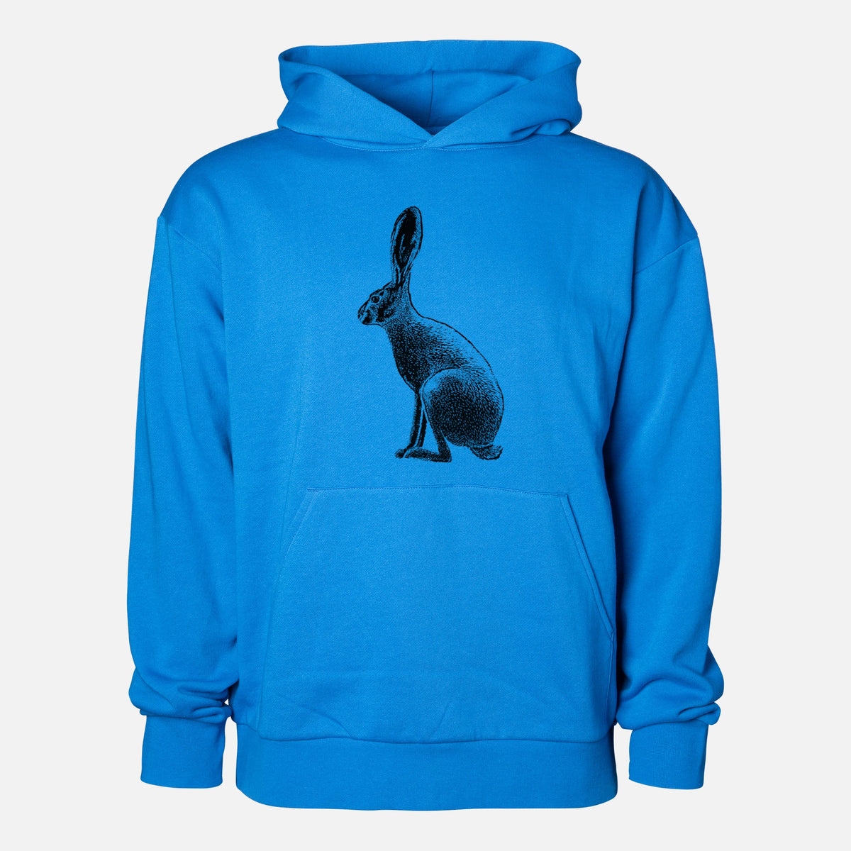 Wild California Hare - Black-tailed Jackrabbit  - Statement Midweight Hoodie
