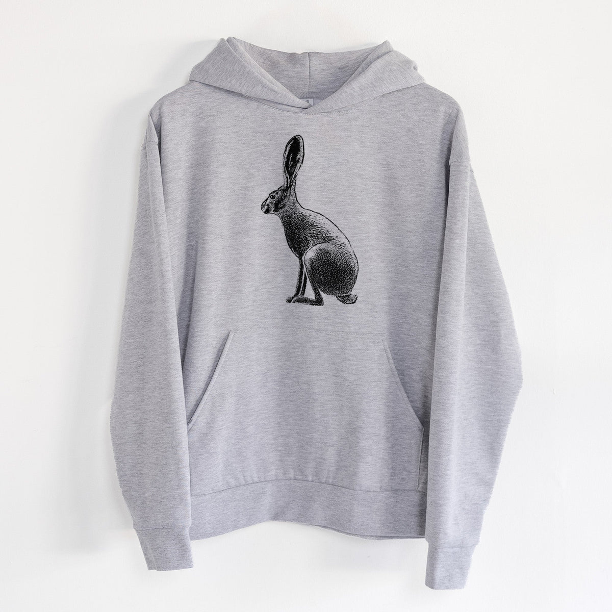Wild California Hare - Black-tailed Jackrabbit  - Statement Midweight Hoodie