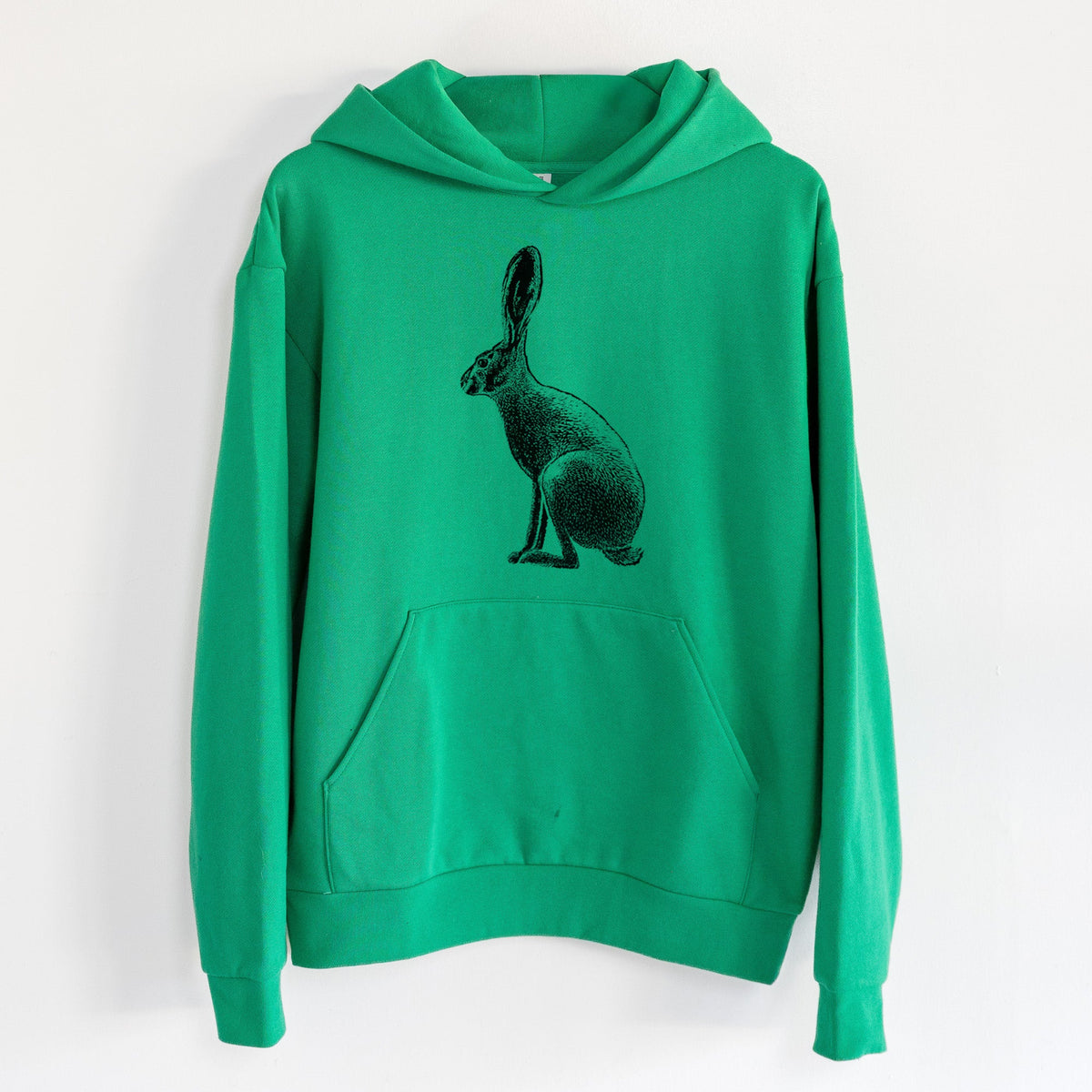 Wild California Hare - Black-tailed Jackrabbit  - Statement Midweight Hoodie