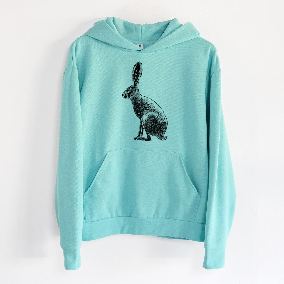 Wild California Hare - Black-tailed Jackrabbit  - Statement Midweight Hoodie