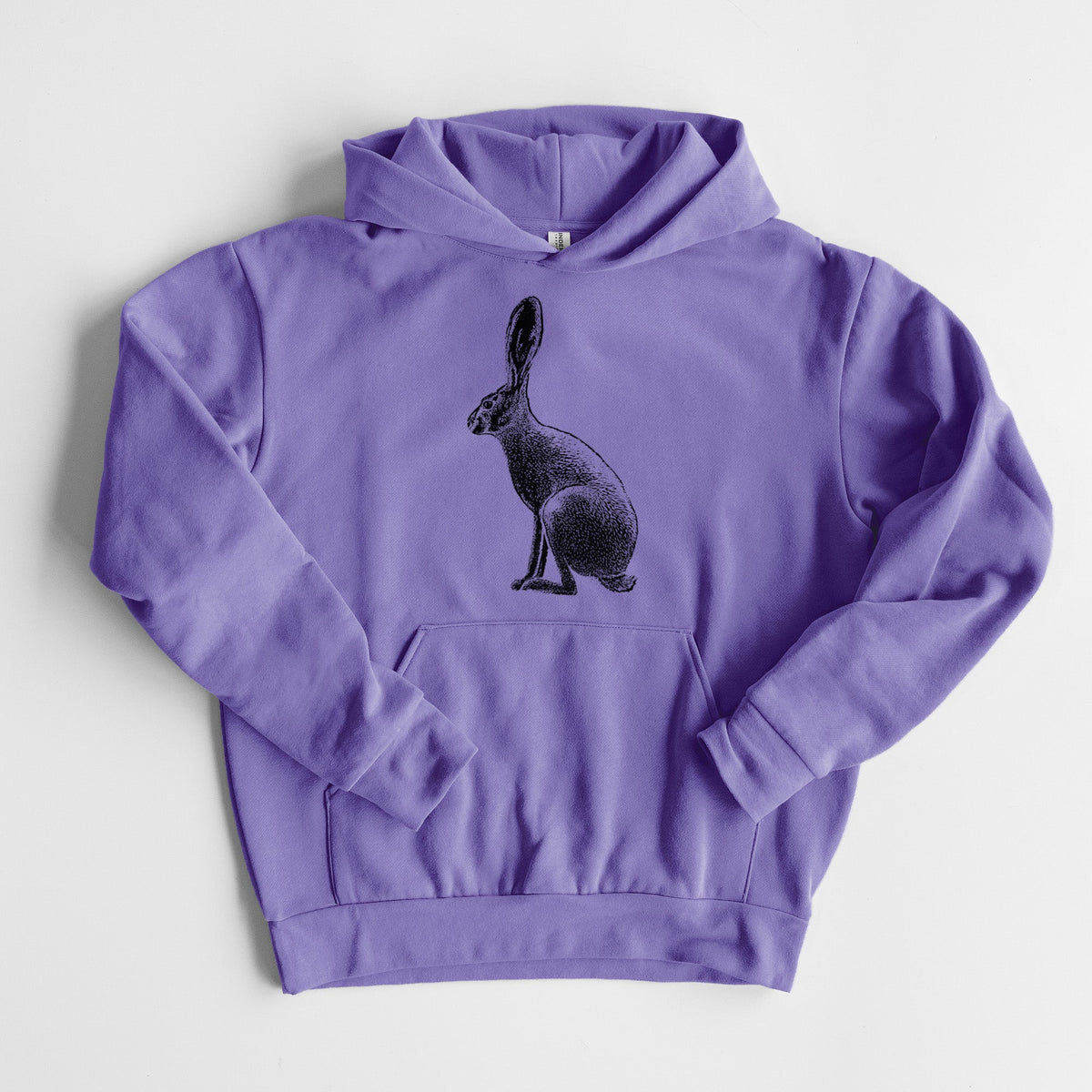 Wild California Hare - Black-tailed Jackrabbit  - Statement Midweight Hoodie