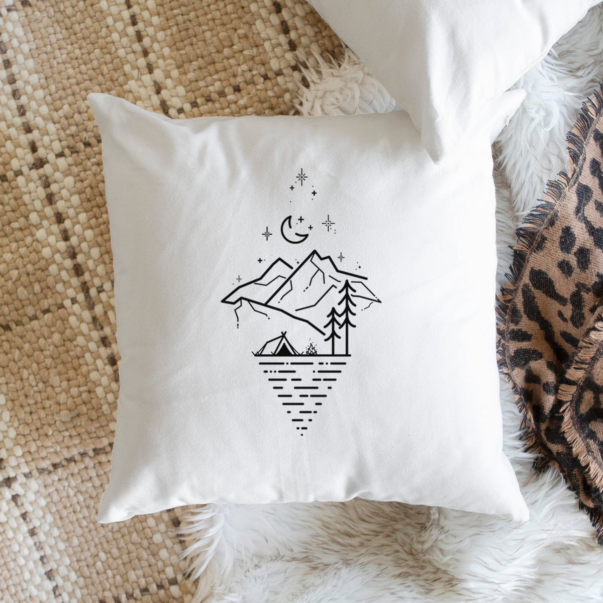 Camp Diamond - Throw Pillow Cover