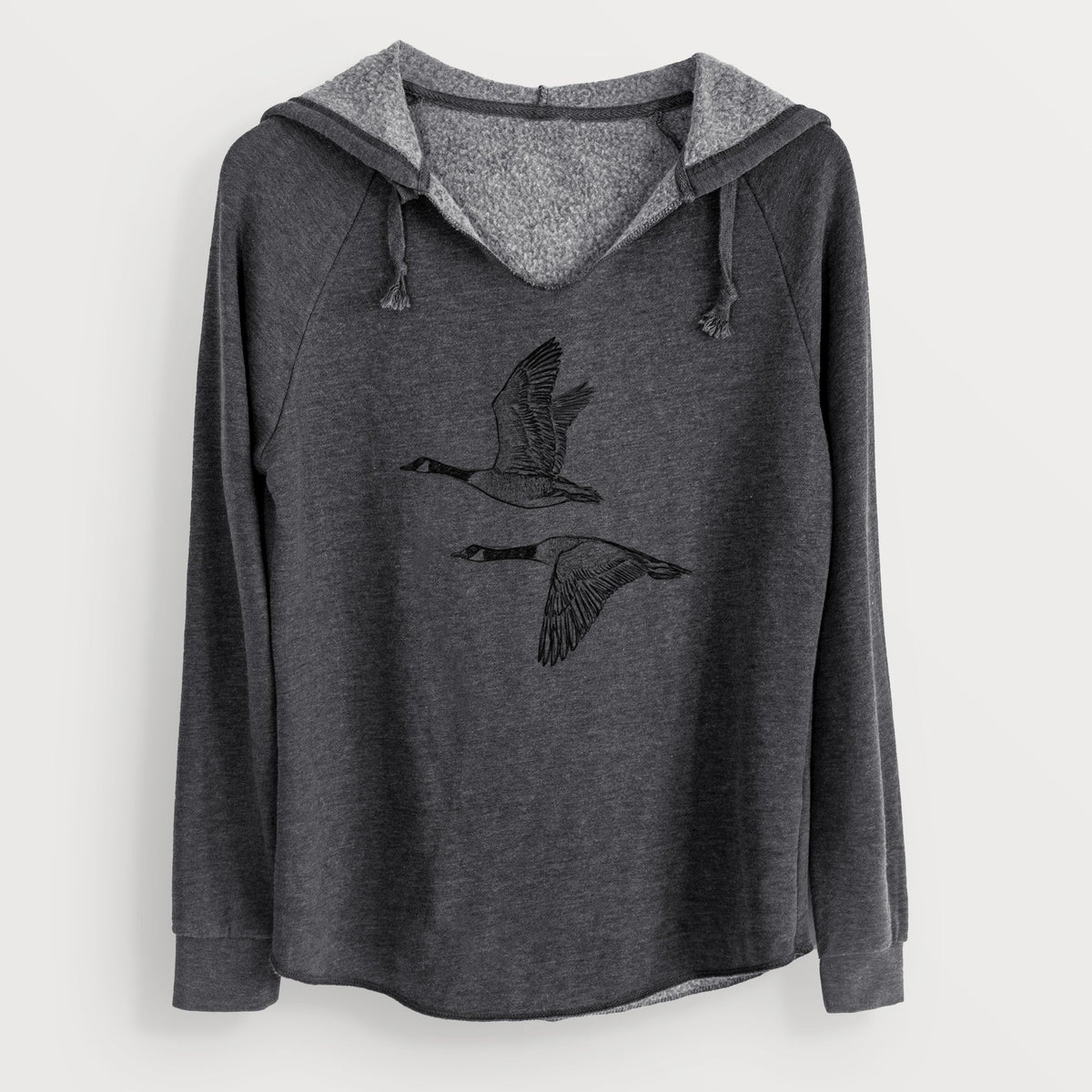 Canada Geese in Flight - Branta canadensis - Cali Wave Hooded Sweatshirt