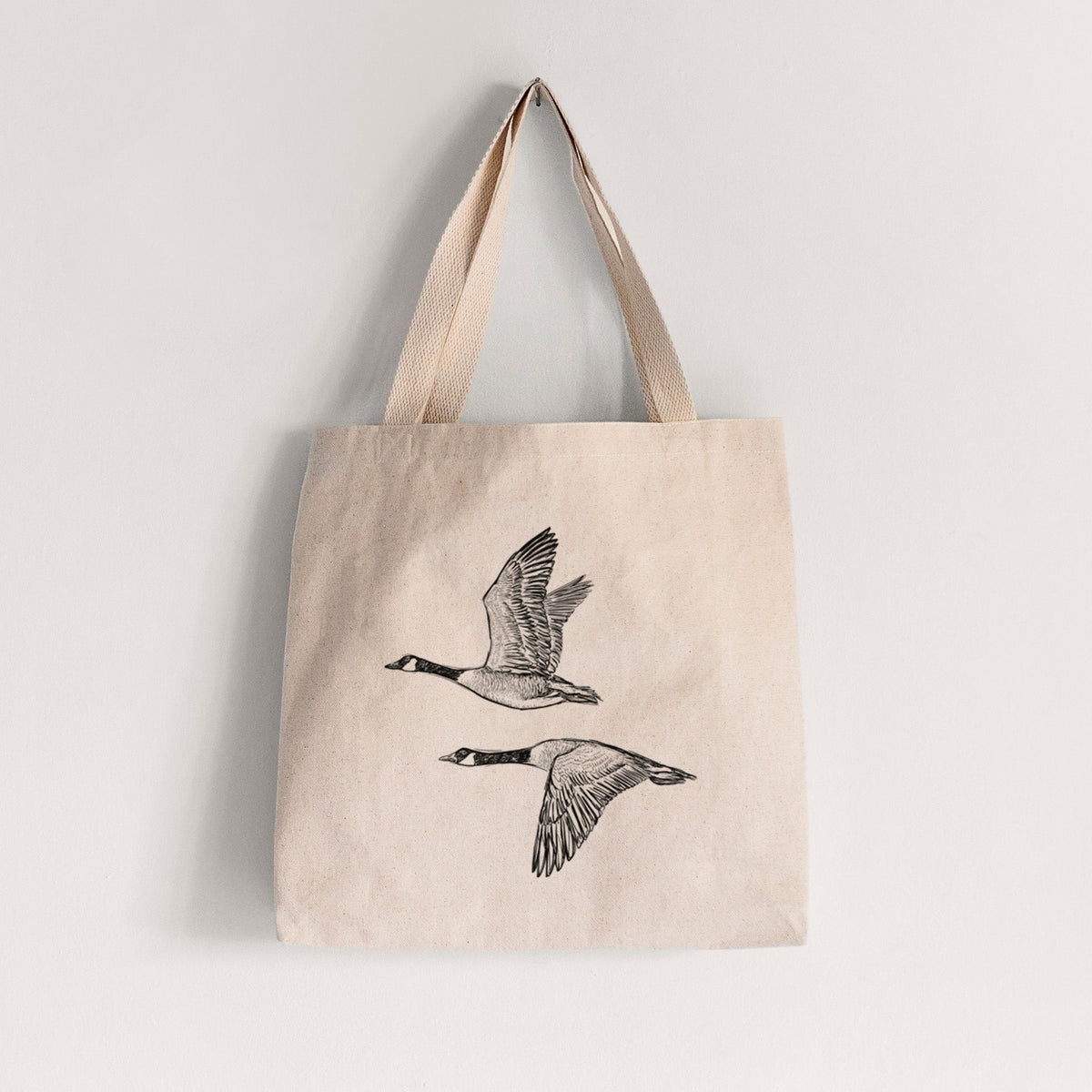 Canada Geese in Flight - Branta canadensis - Tote Bag