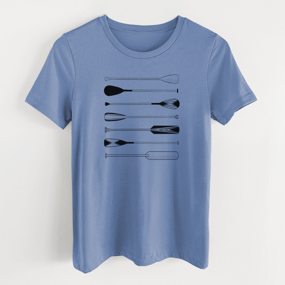 Canoe Paddles - Women's Lightweight Relaxed Fit 100% Cotton Crewneck