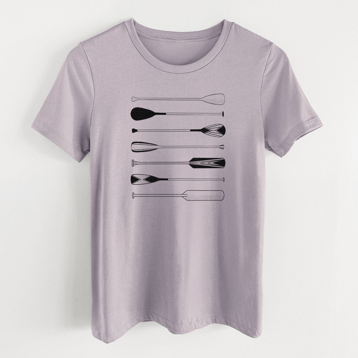 Canoe Paddles - Women's Lightweight Relaxed Fit 100% Cotton Crewneck