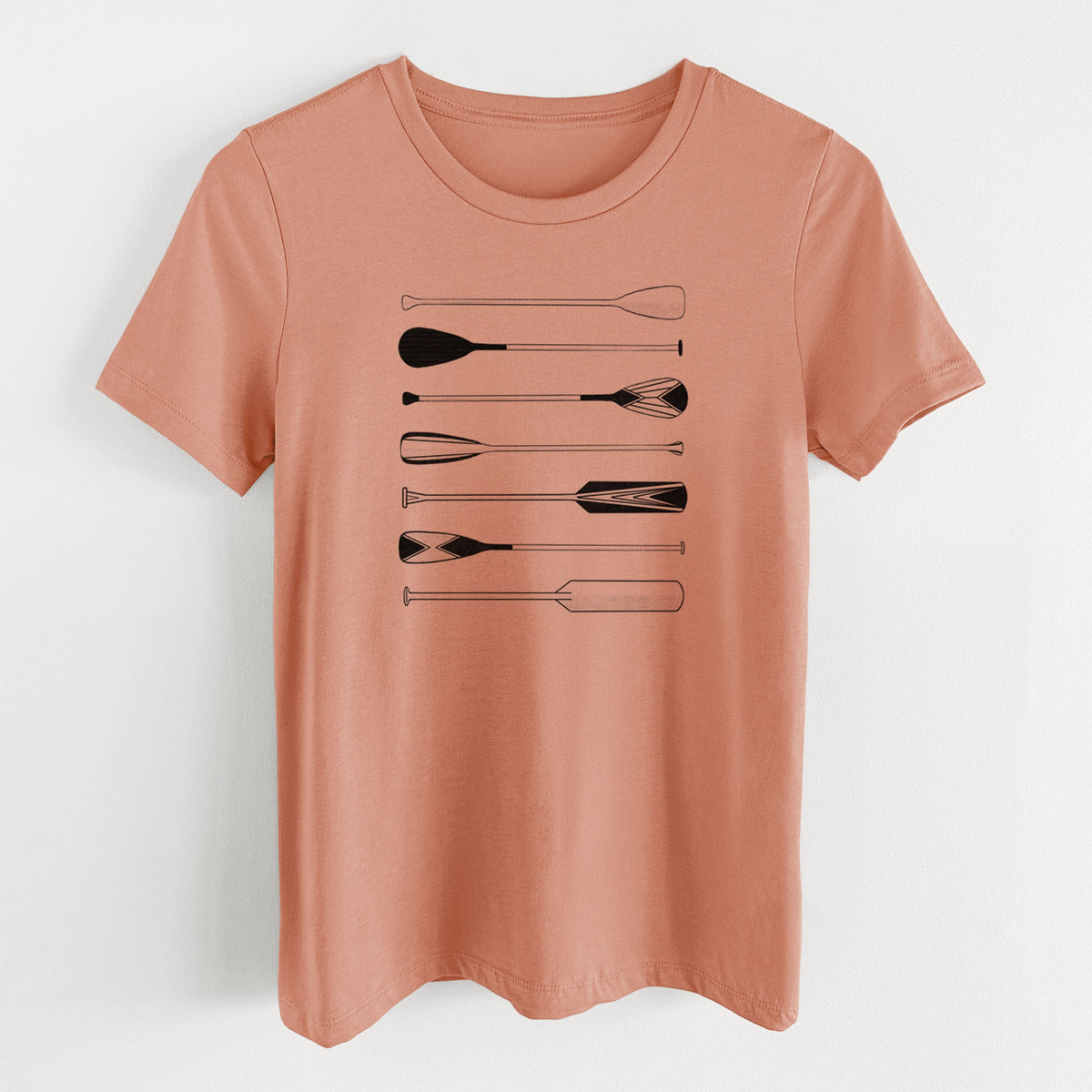 Canoe Paddles - Women's Lightweight Relaxed Fit 100% Cotton Crewneck