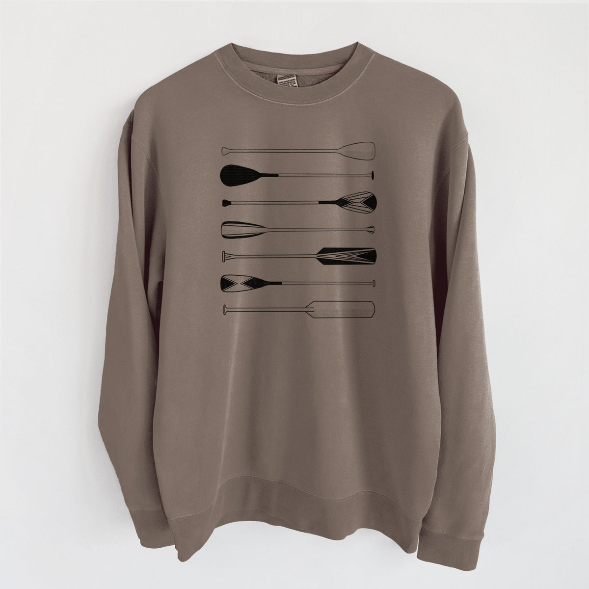 Canoe Paddles - Unisex Pigment Dyed Crew Sweatshirt