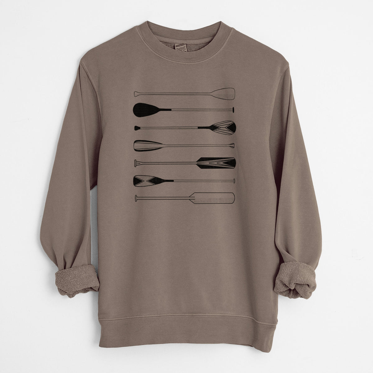 Canoe Paddles - Unisex Pigment Dyed Crew Sweatshirt