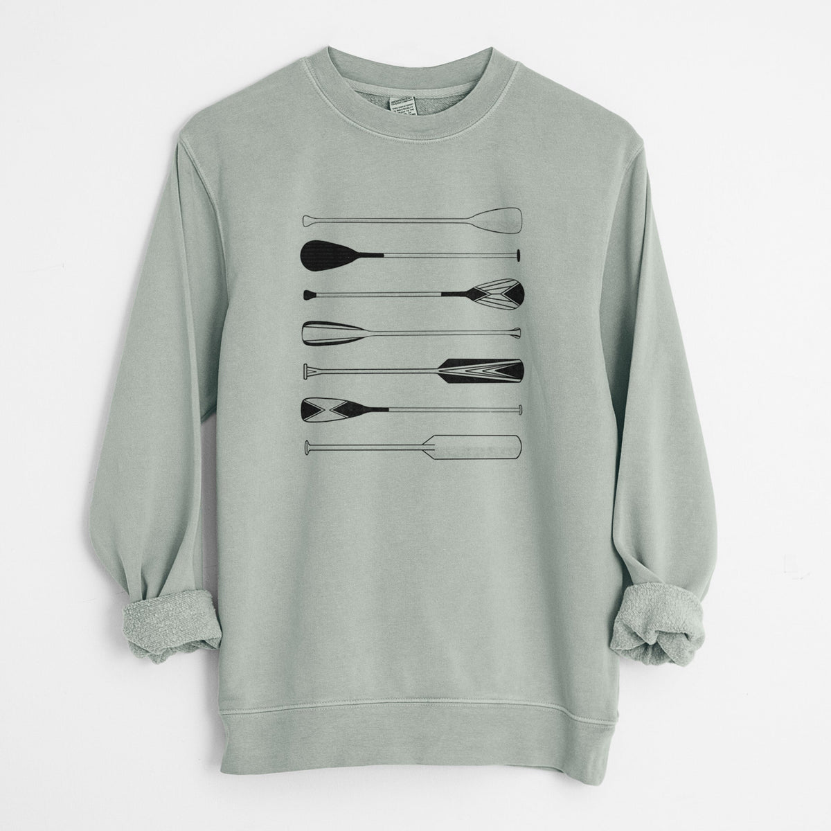 Canoe Paddles - Unisex Pigment Dyed Crew Sweatshirt