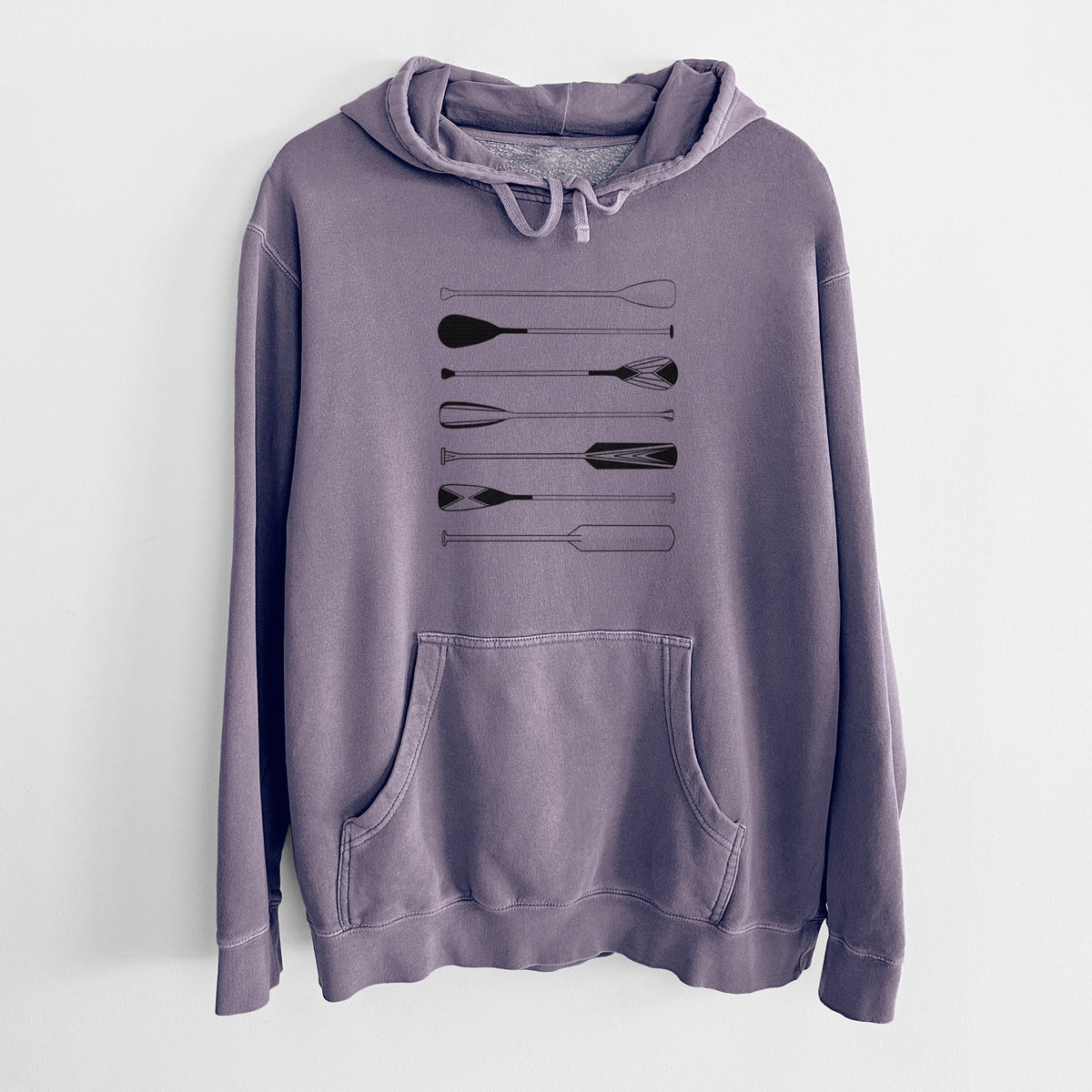 Canoe Paddles - Unisex Pigment Dyed Hoodie