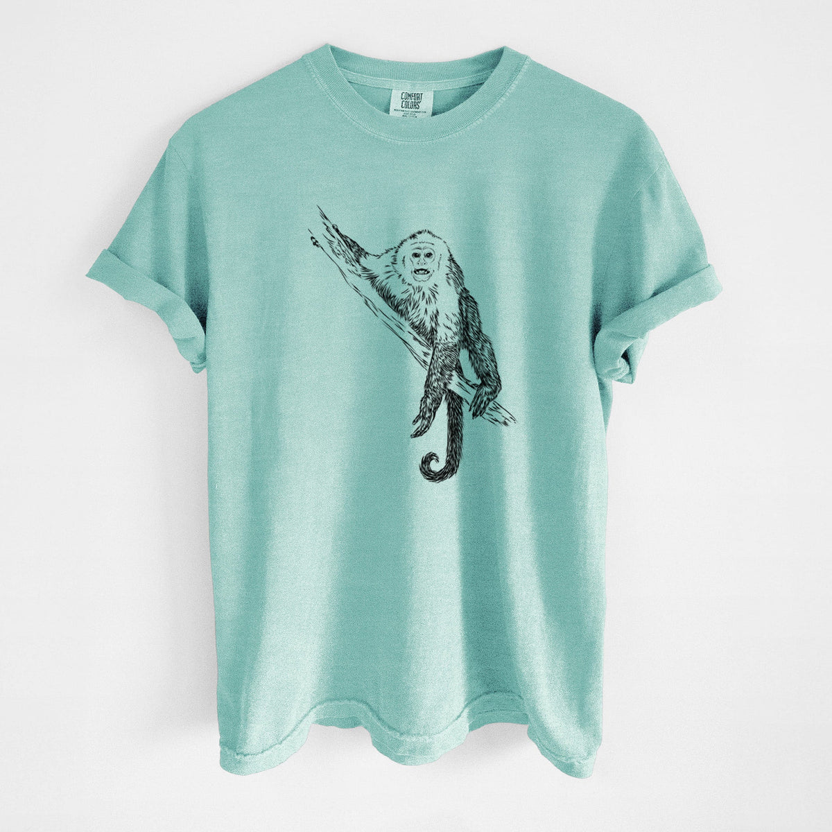 Capuchin Monkey - Cebus imitator - Unisex Comfort Colors Garment-Dyed Heavyweight T-shirt
