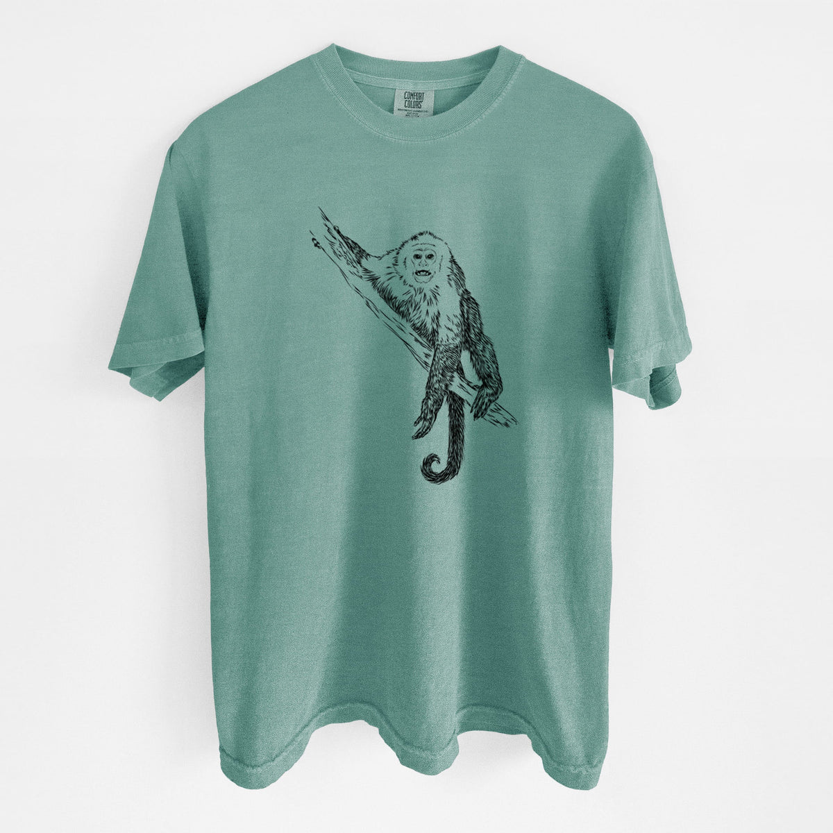Capuchin Monkey - Cebus imitator - Unisex Comfort Colors Garment-Dyed Heavyweight T-shirt