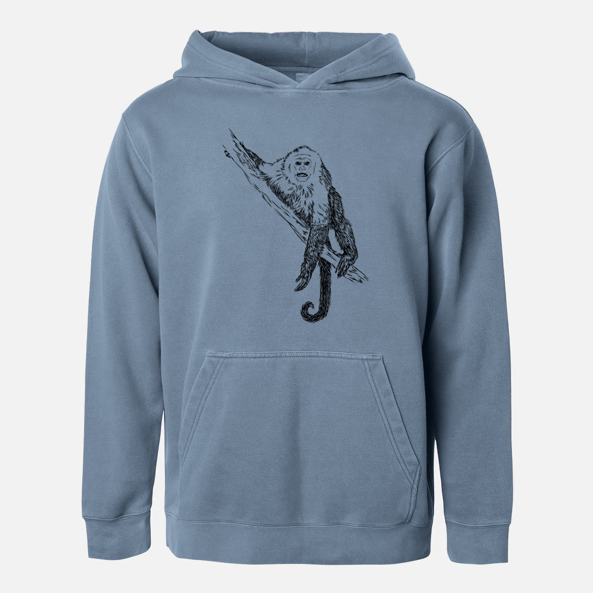 Capuchin Monkey - Cebus imitator - Youth Pigment Dyed Hoodie