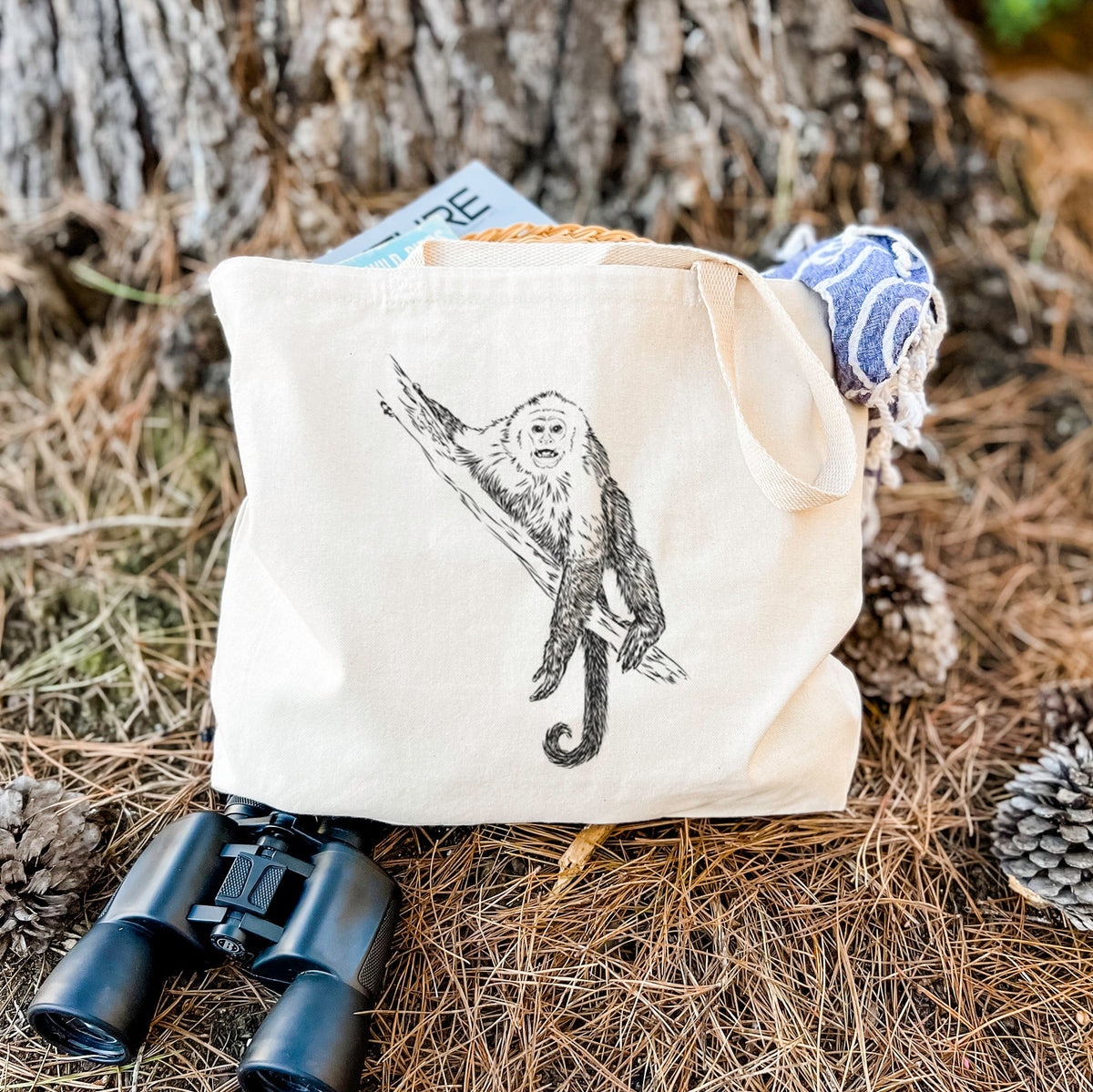 Capuchin Monkey - Cebus imitator - Tote Bag