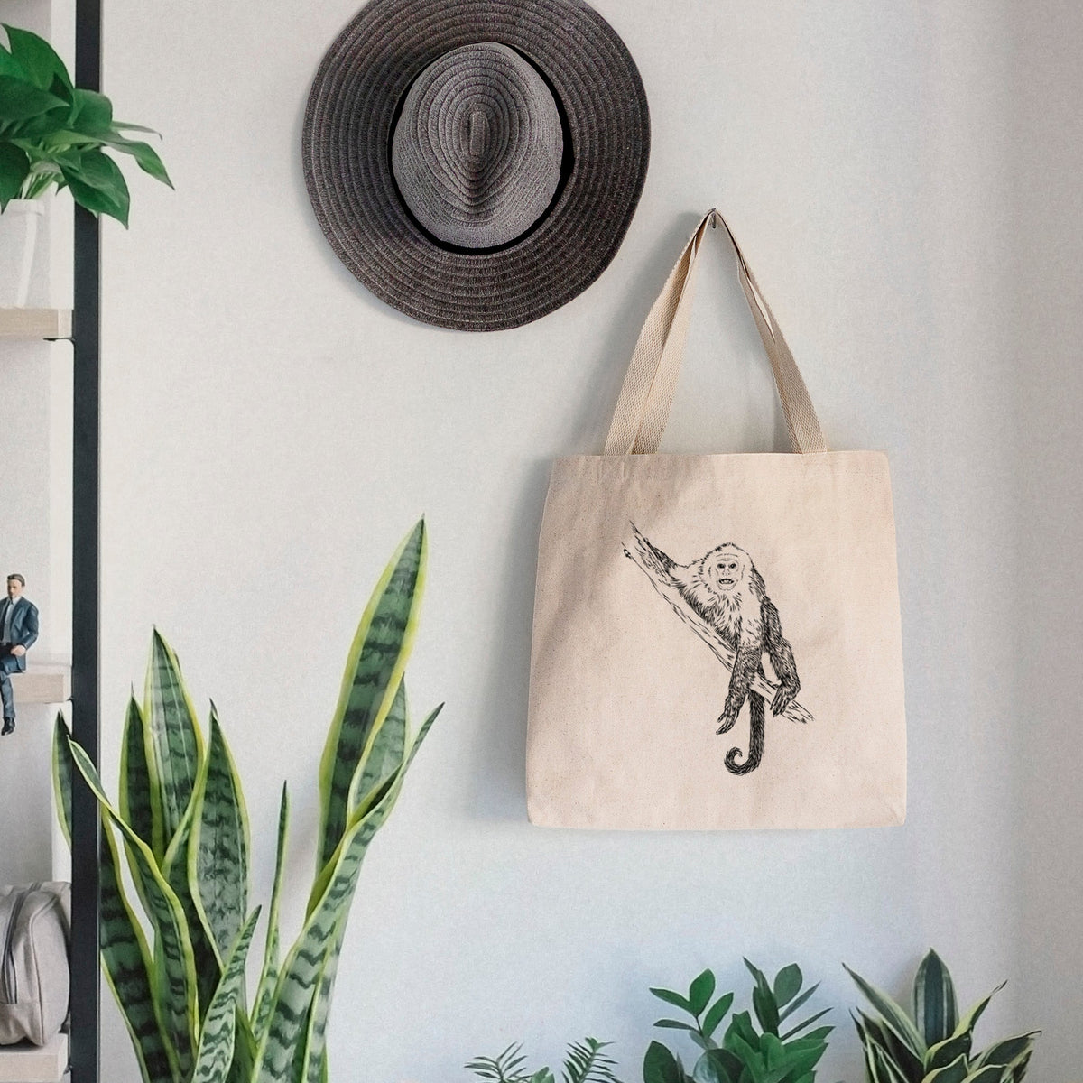 Capuchin Monkey - Cebus imitator - Tote Bag