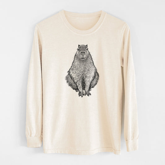 Capybara - Hydrochoerus hydrochaeris - Unisex Comfort Colors 100% Cotton Long Sleeve