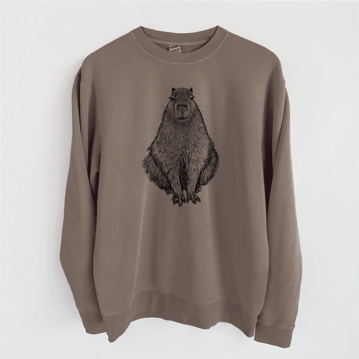 Capybara - Hydrochoerus hydrochaeris - Unisex Pigment Dyed Crew Sweatshirt