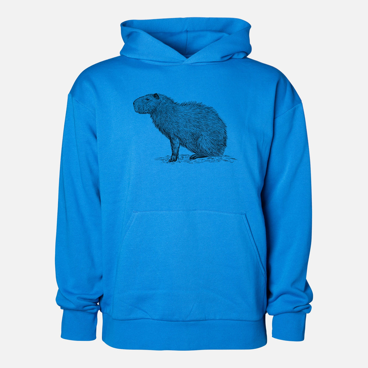 Capybara Profile - Hydrochoerus hydrochaeris  - Statement Midweight Hoodie
