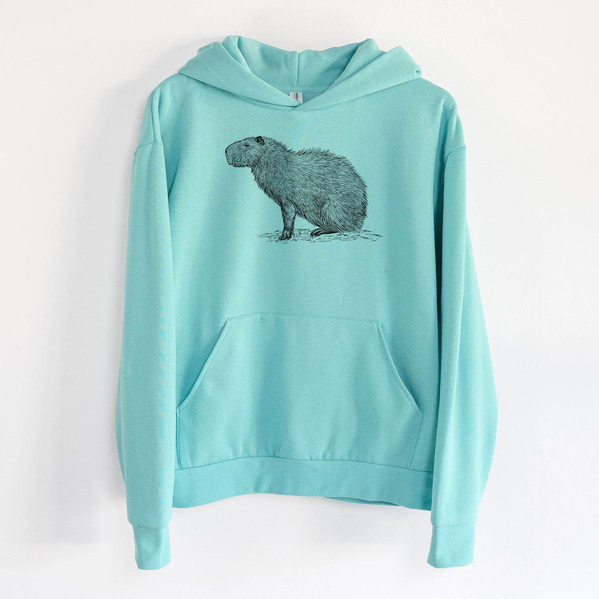 Capybara Profile - Hydrochoerus hydrochaeris  - Statement Midweight Hoodie
