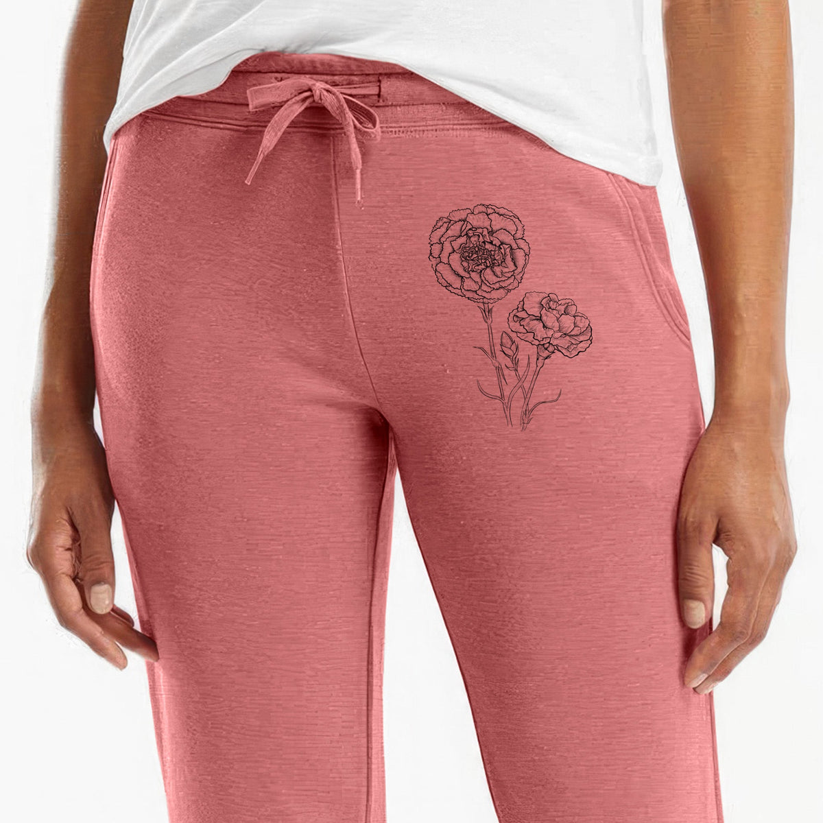 Carnations - Dianthus caryophyllus - Women's Cali Wave Jogger Sweatpants