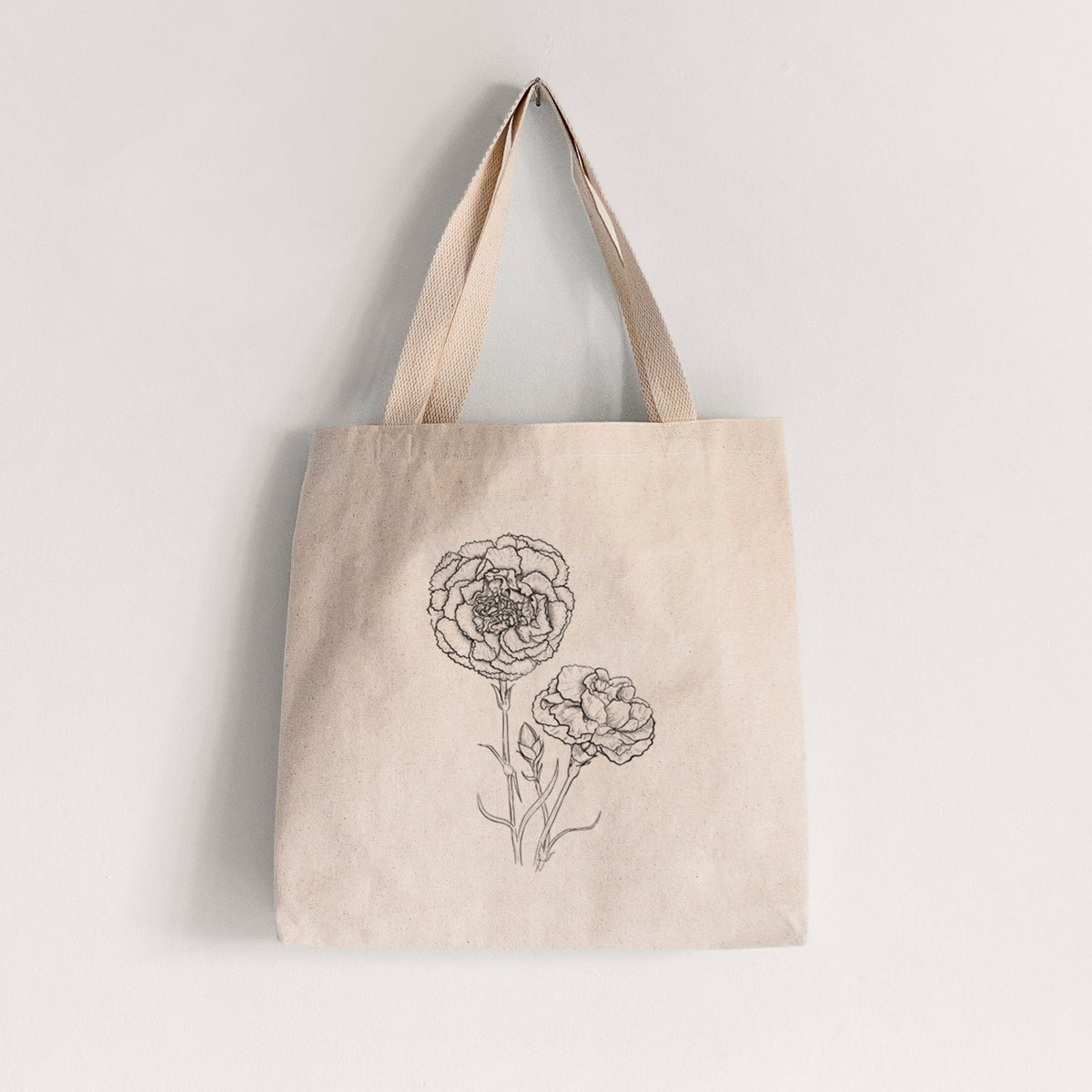 Carnations - Dianthus caryophyllus - Tote Bag