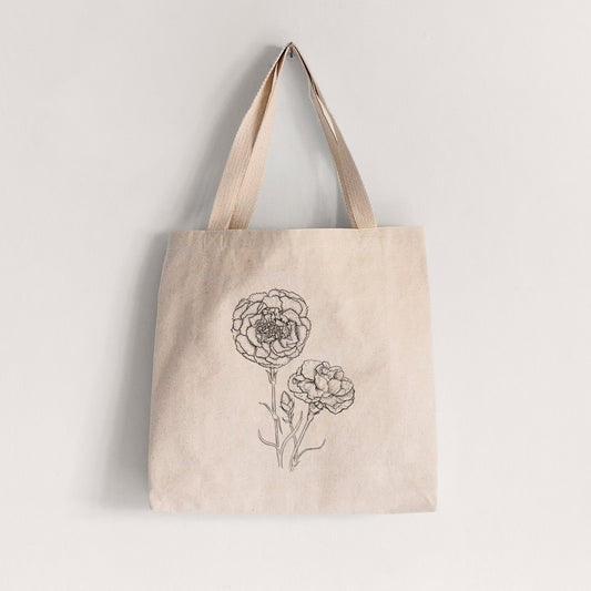 Carnations - Dianthus caryophyllus - Tote Bag