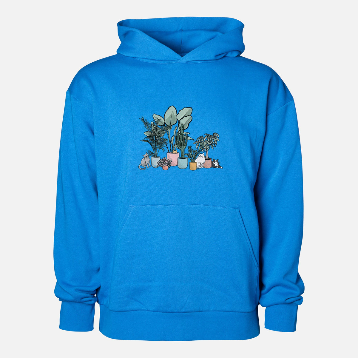 Cats and Plants  - Statement Midweight Hoodie