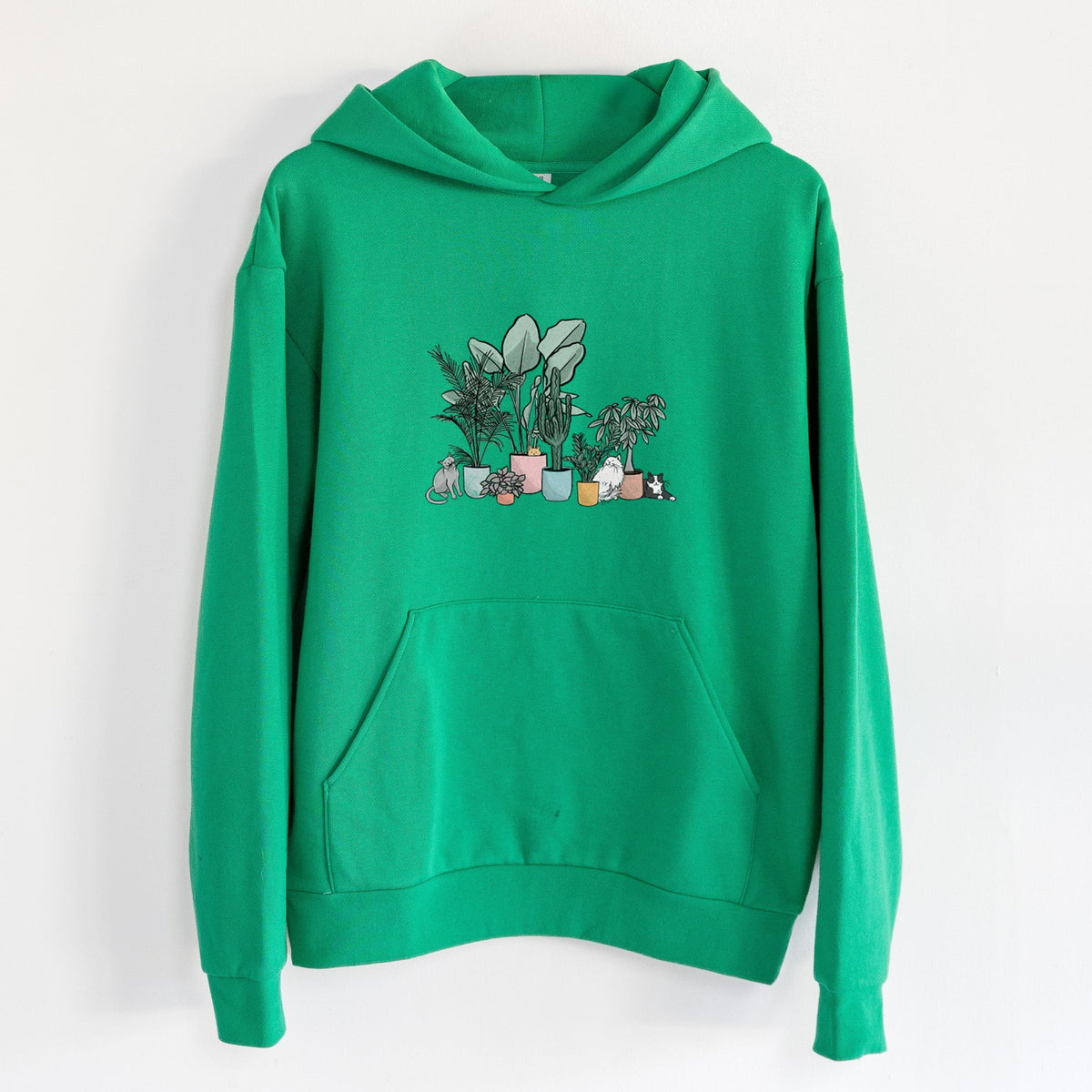 Cats and Plants  - Statement Midweight Hoodie