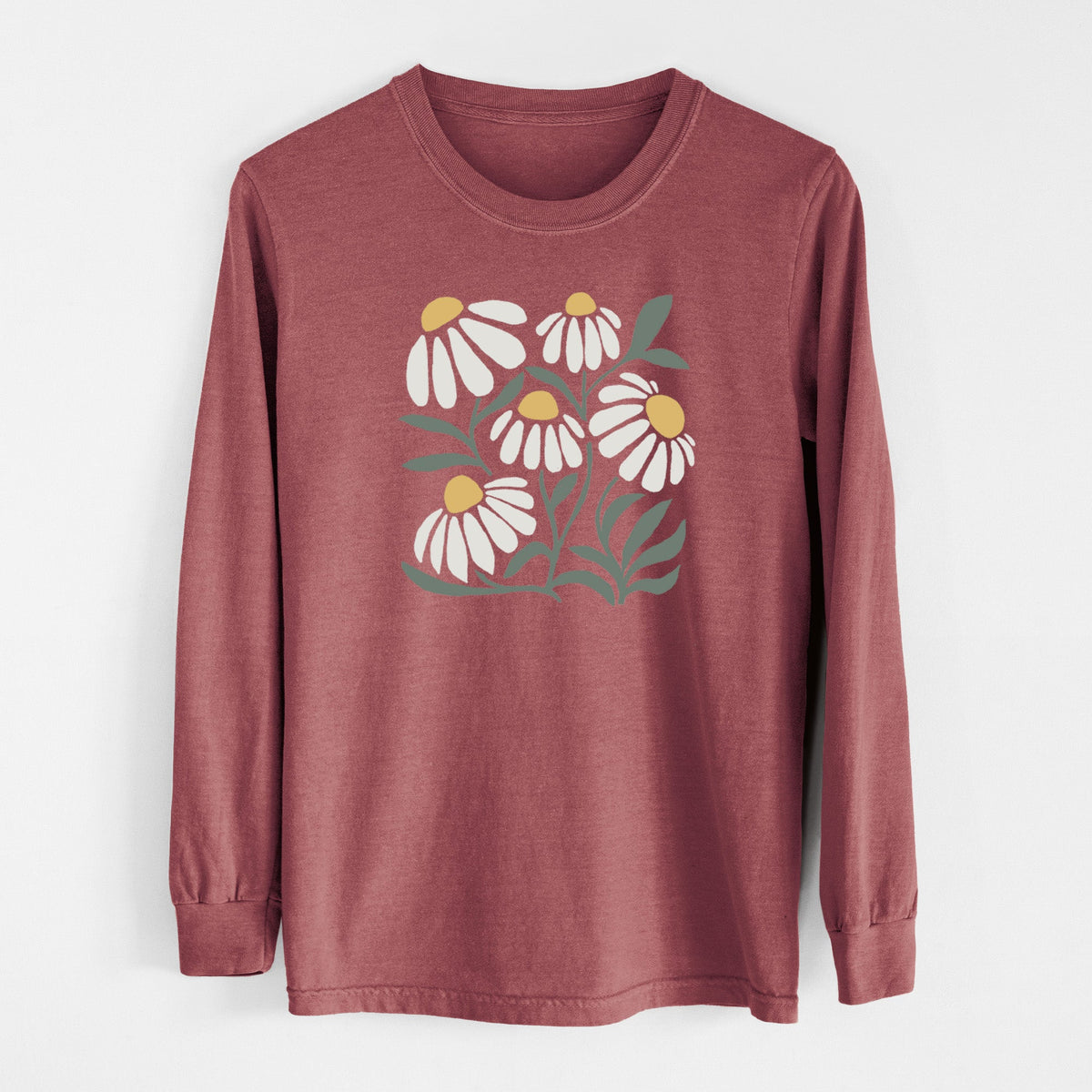 Chamomile Vibes - Unisex Comfort Colors 100% Cotton Long Sleeve