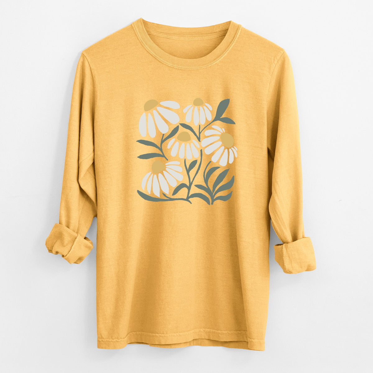 Chamomile Vibes - Unisex Comfort Colors 100% Cotton Long Sleeve