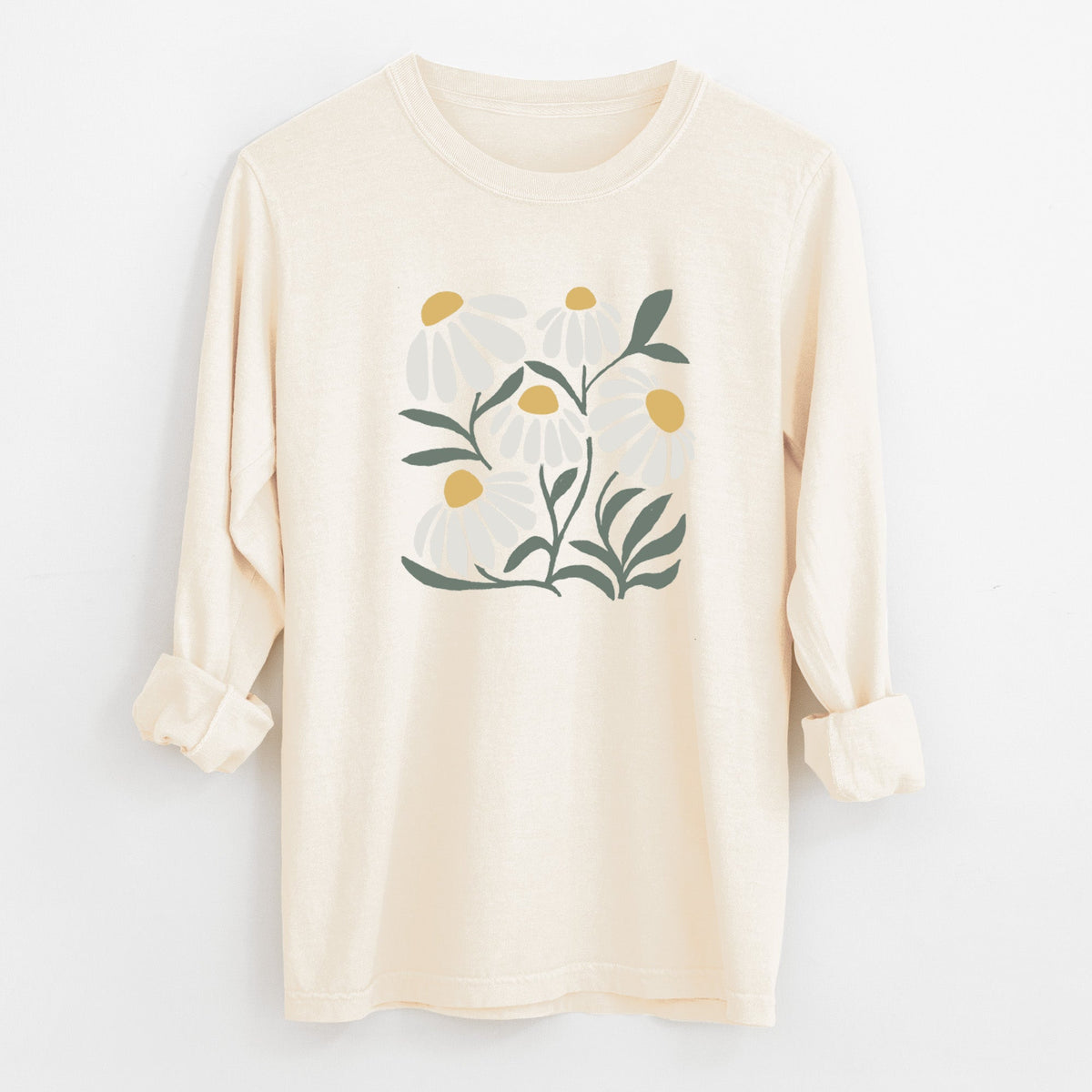 Chamomile Vibes - Unisex Comfort Colors 100% Cotton Long Sleeve