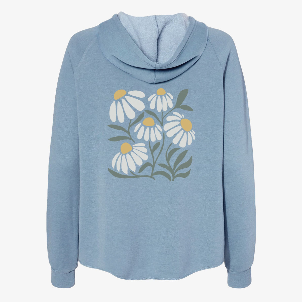 ChamomileVibes - Women's Cali Wave Zip-Up Sweatshirt