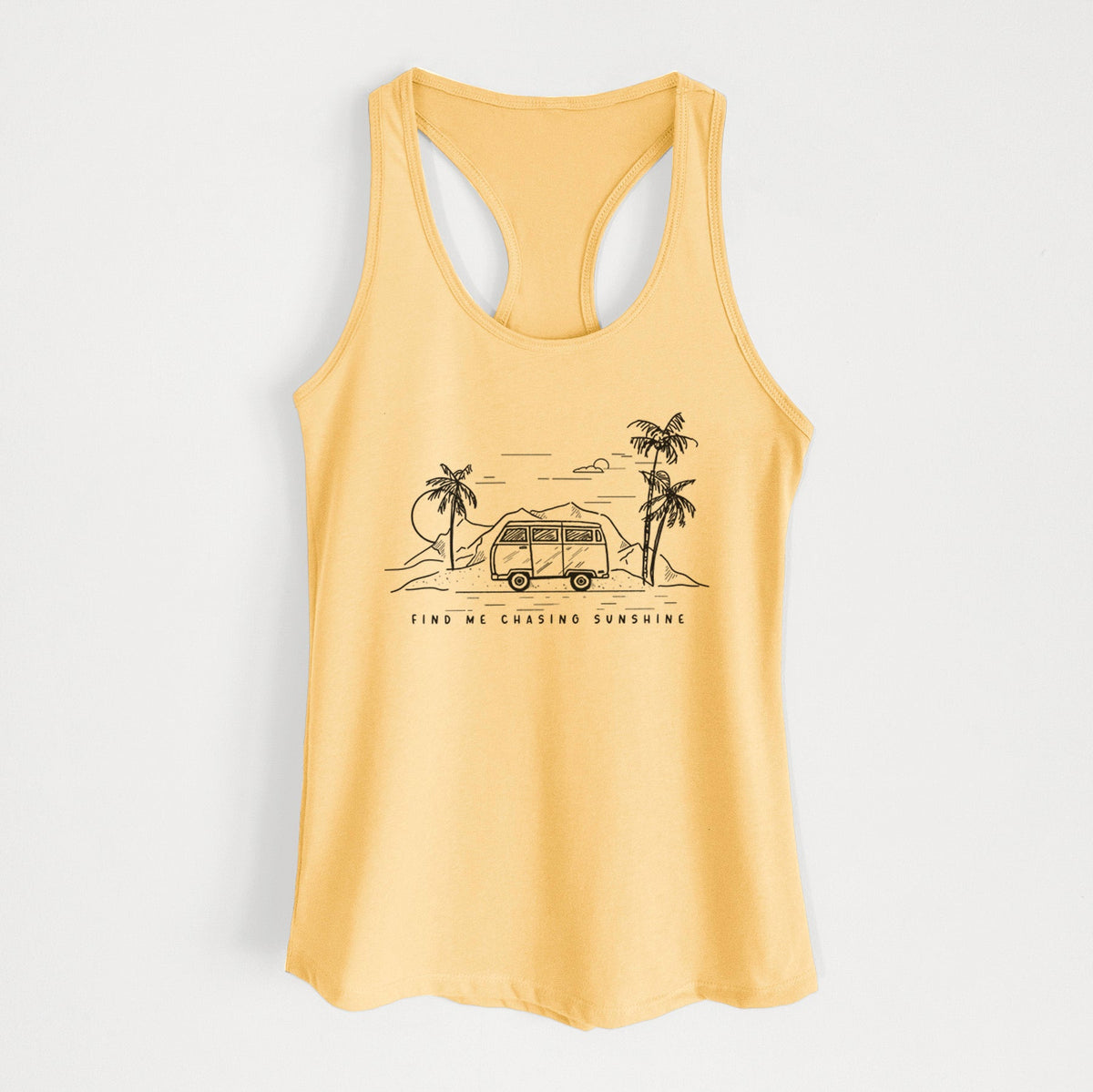 Find Me Chasing Sunshine - Women's Racerback Tanktop