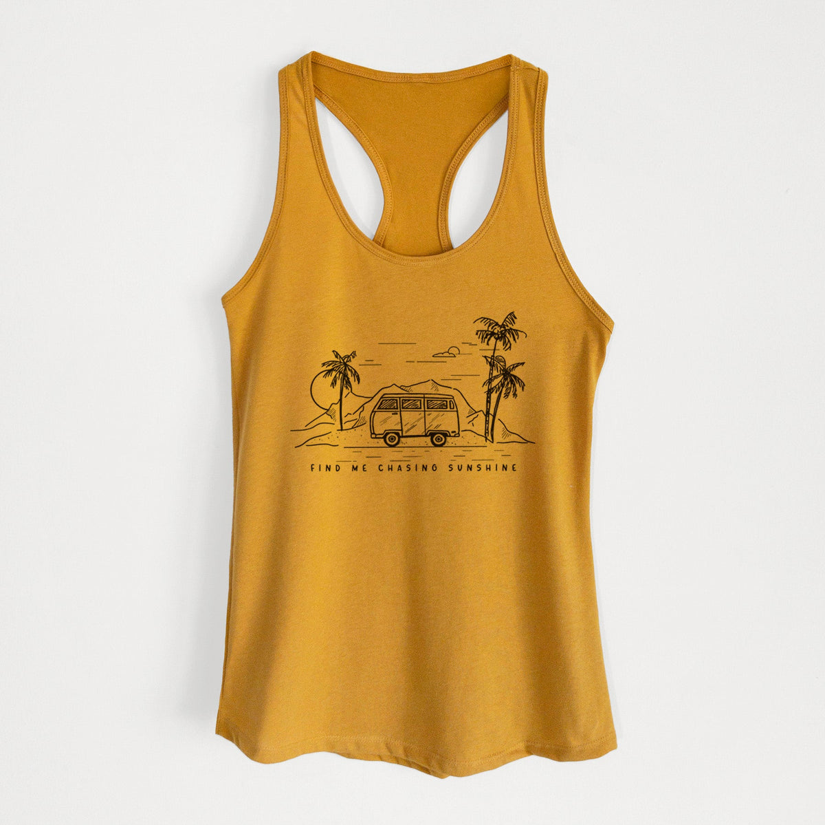 Find Me Chasing Sunshine - Women's Racerback Tanktop
